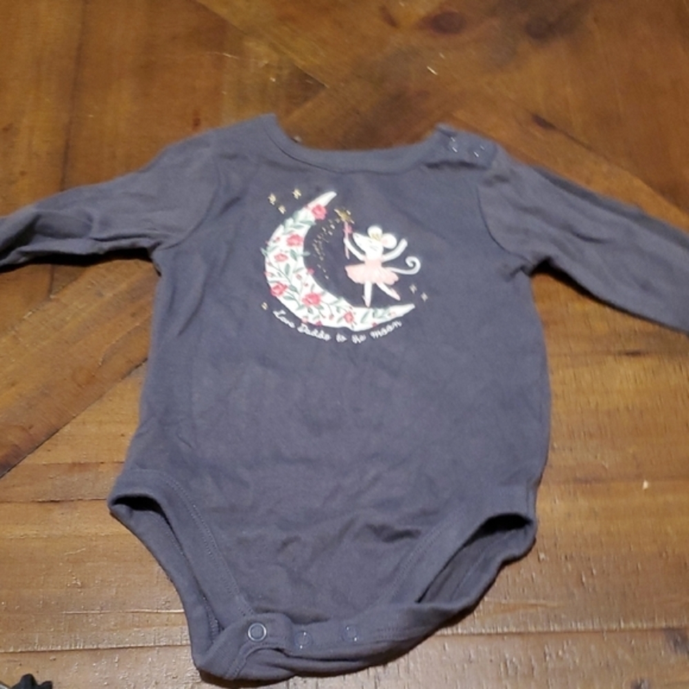 🐻  Garanimals Dark Gray Fairy Bodysuit